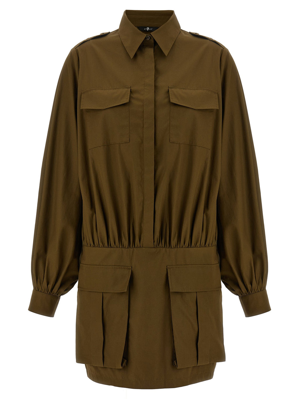 7 For All Mankind Utility Dress Brown