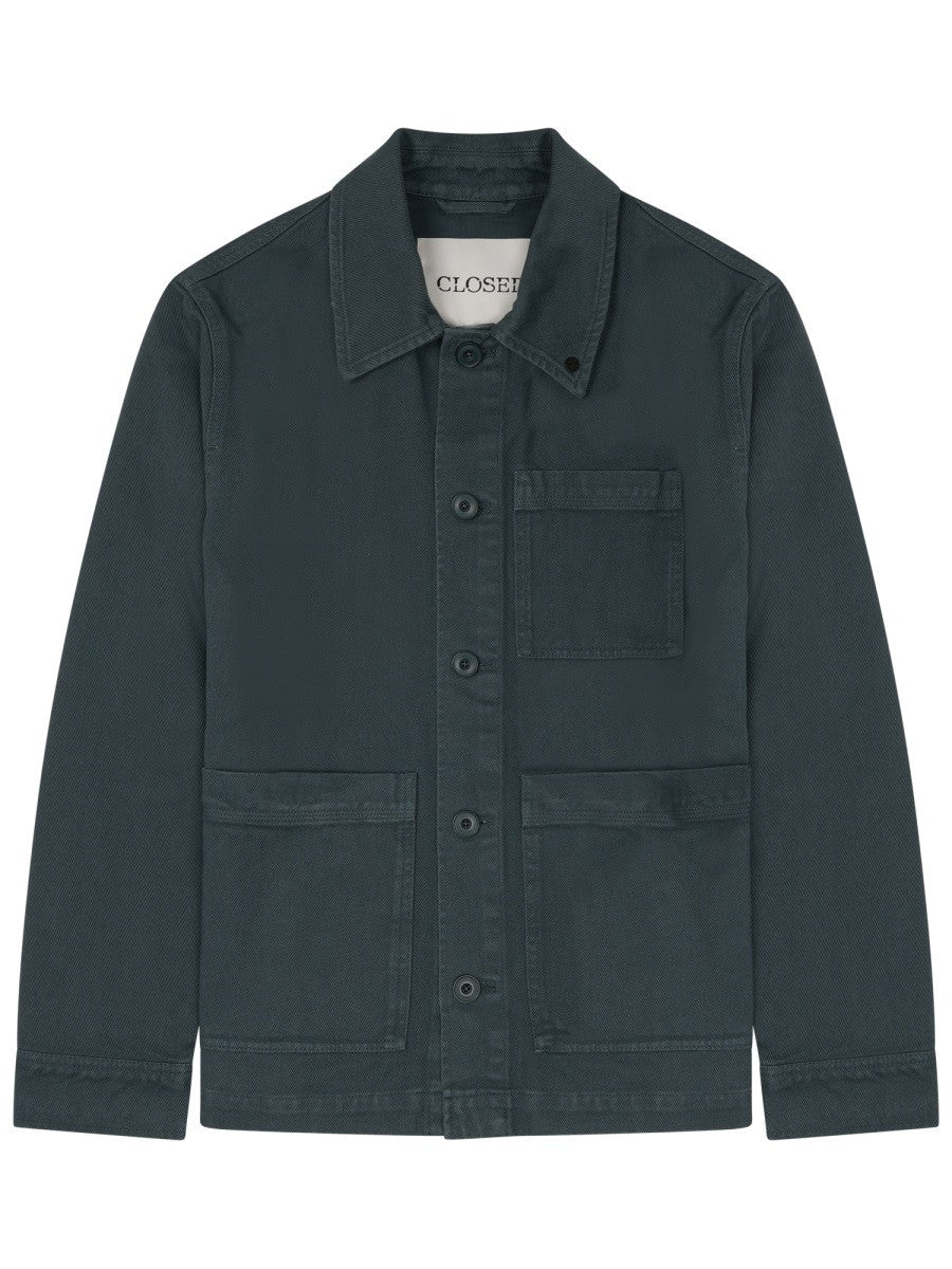Closed Men's Utility Jacket Blue Closed