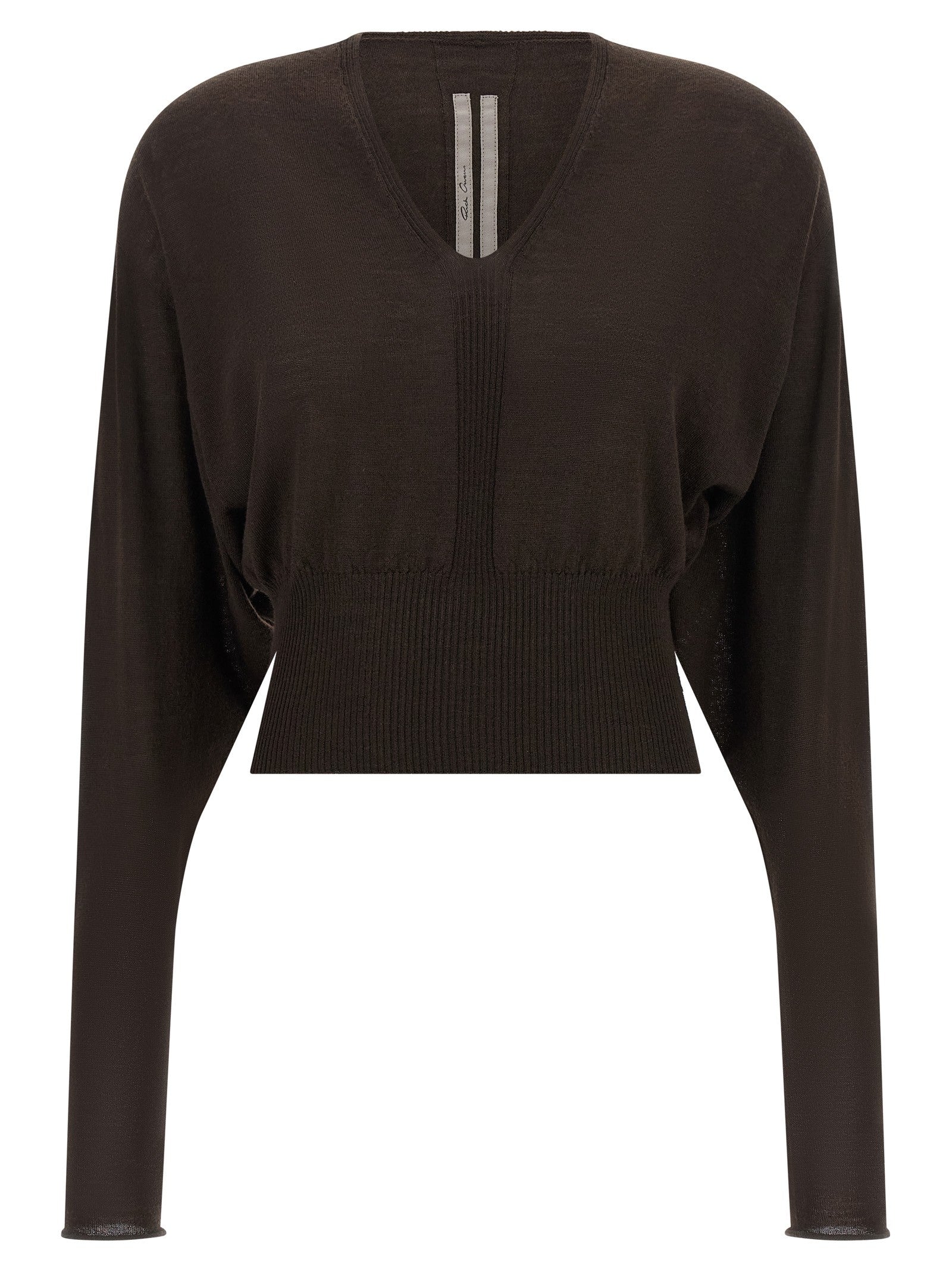 Rick Owens Cropped Top Brown