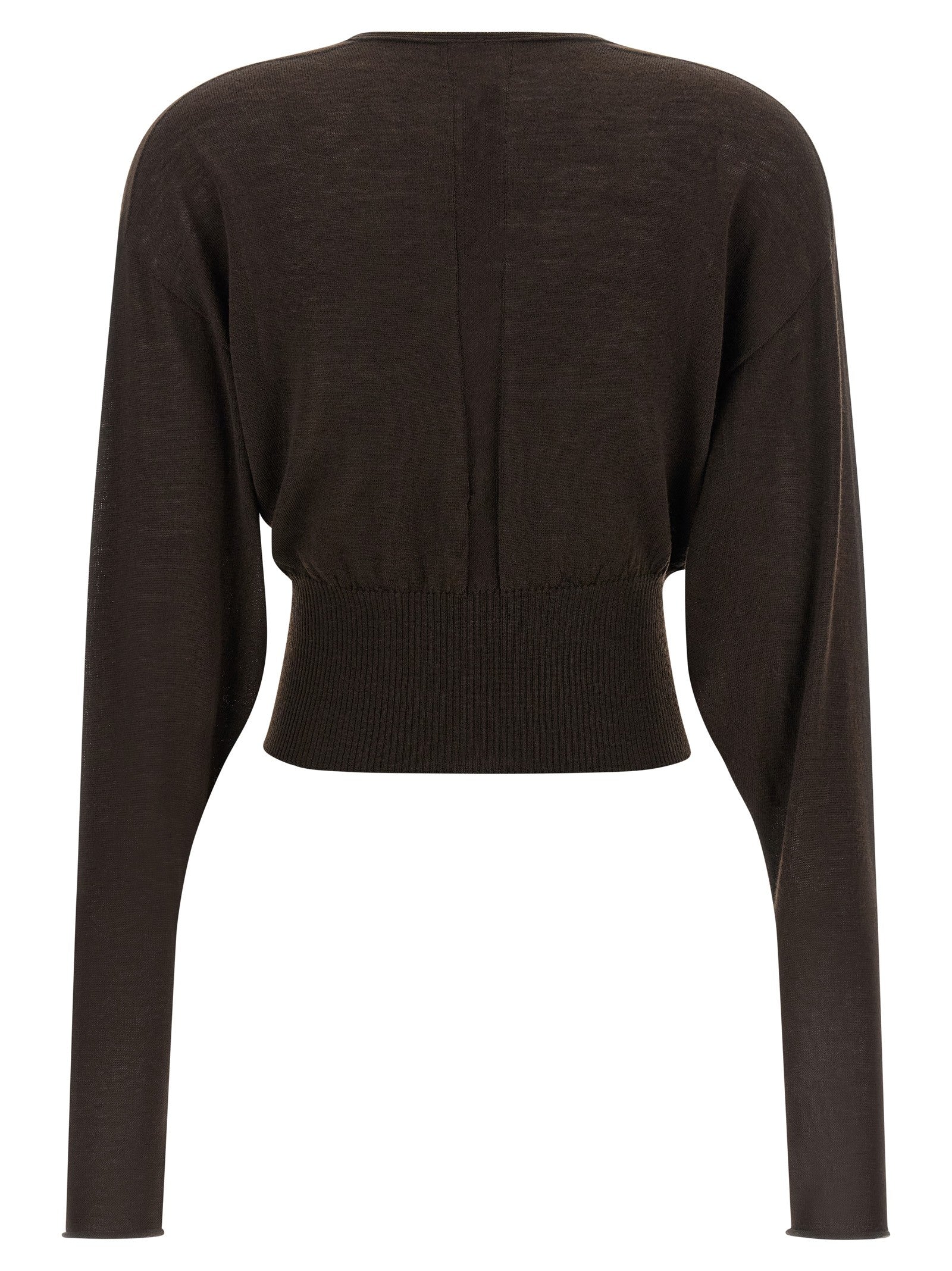 Rick Owens Cropped Top Brown