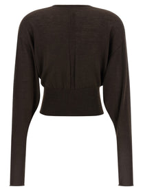 Rick Owens Cropped Top Brown