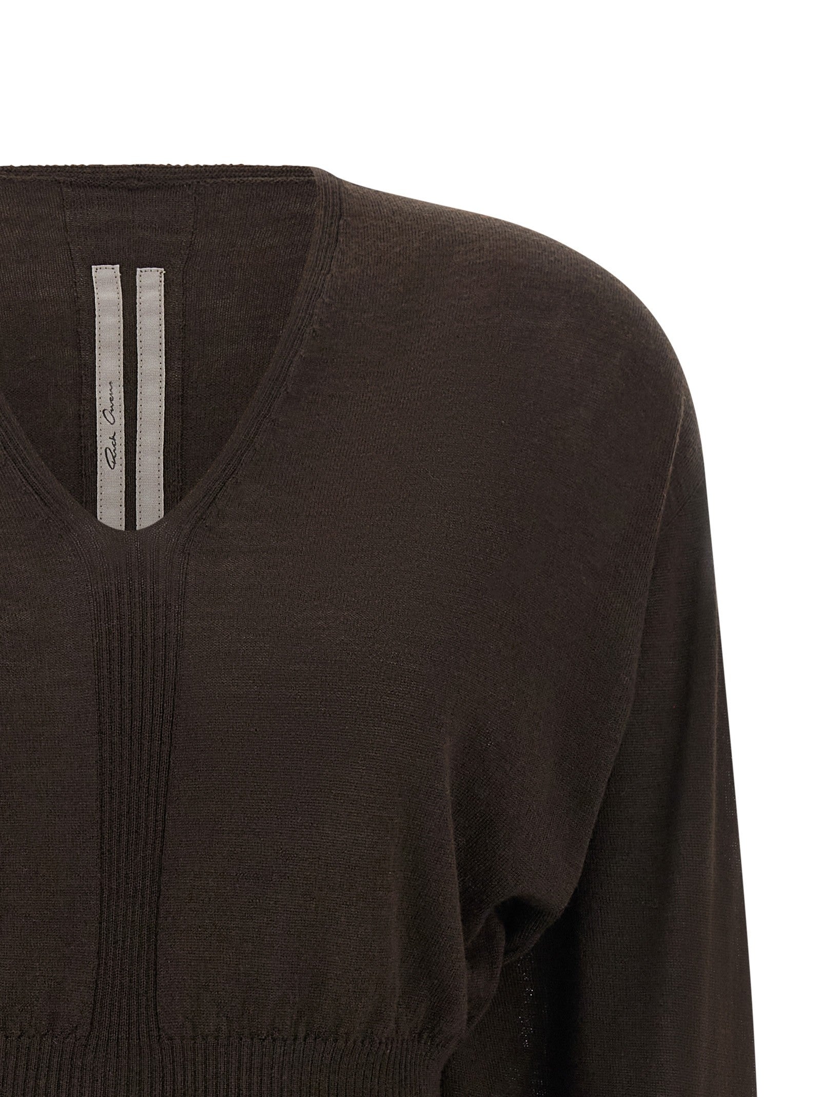 Rick Owens Cropped Top Brown
