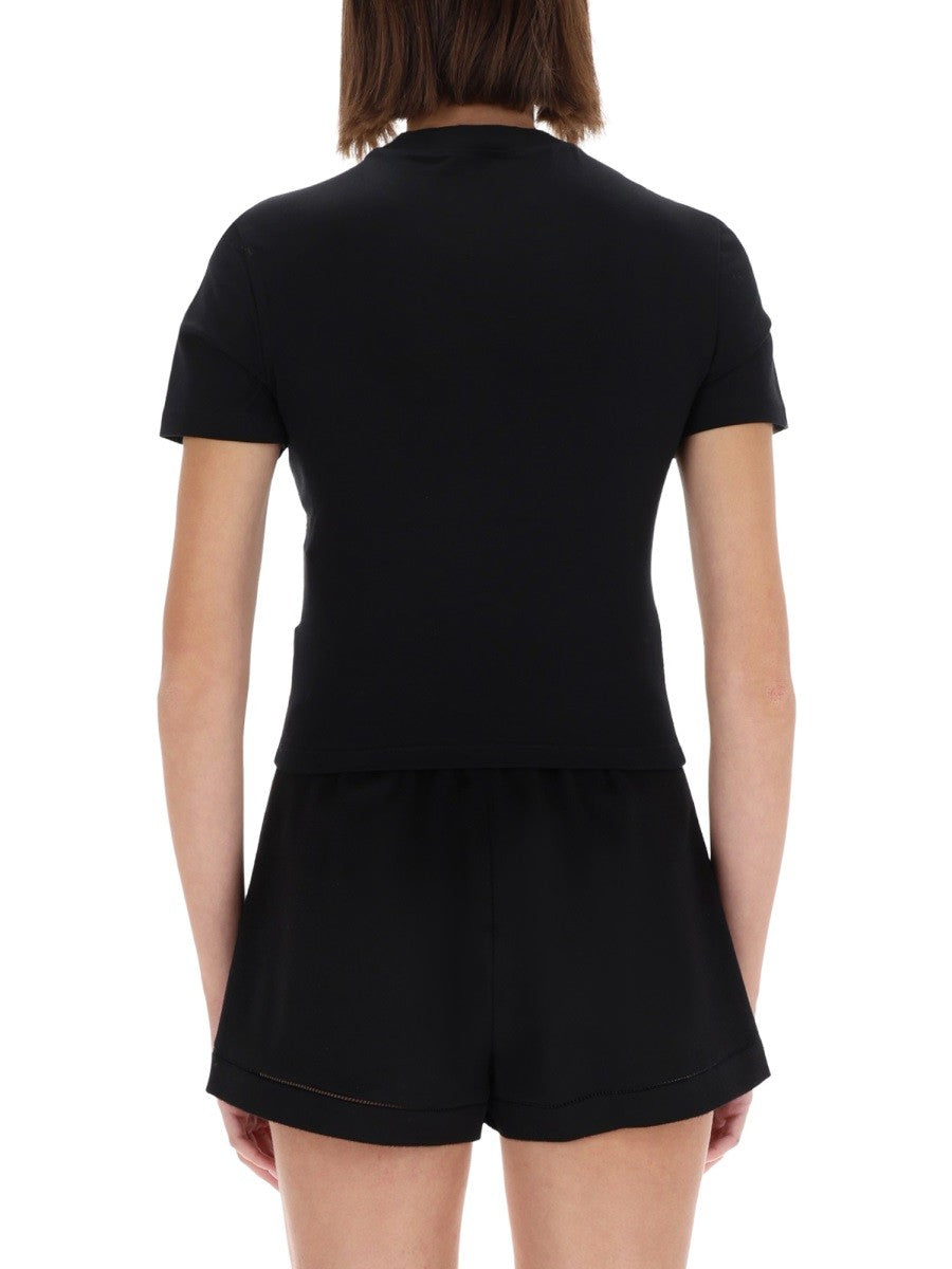 Versace Jeans Couture Women's Emblem Shirt Black, view 3