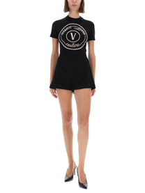 Versace Jeans Couture Women's Emblem Shirt Black