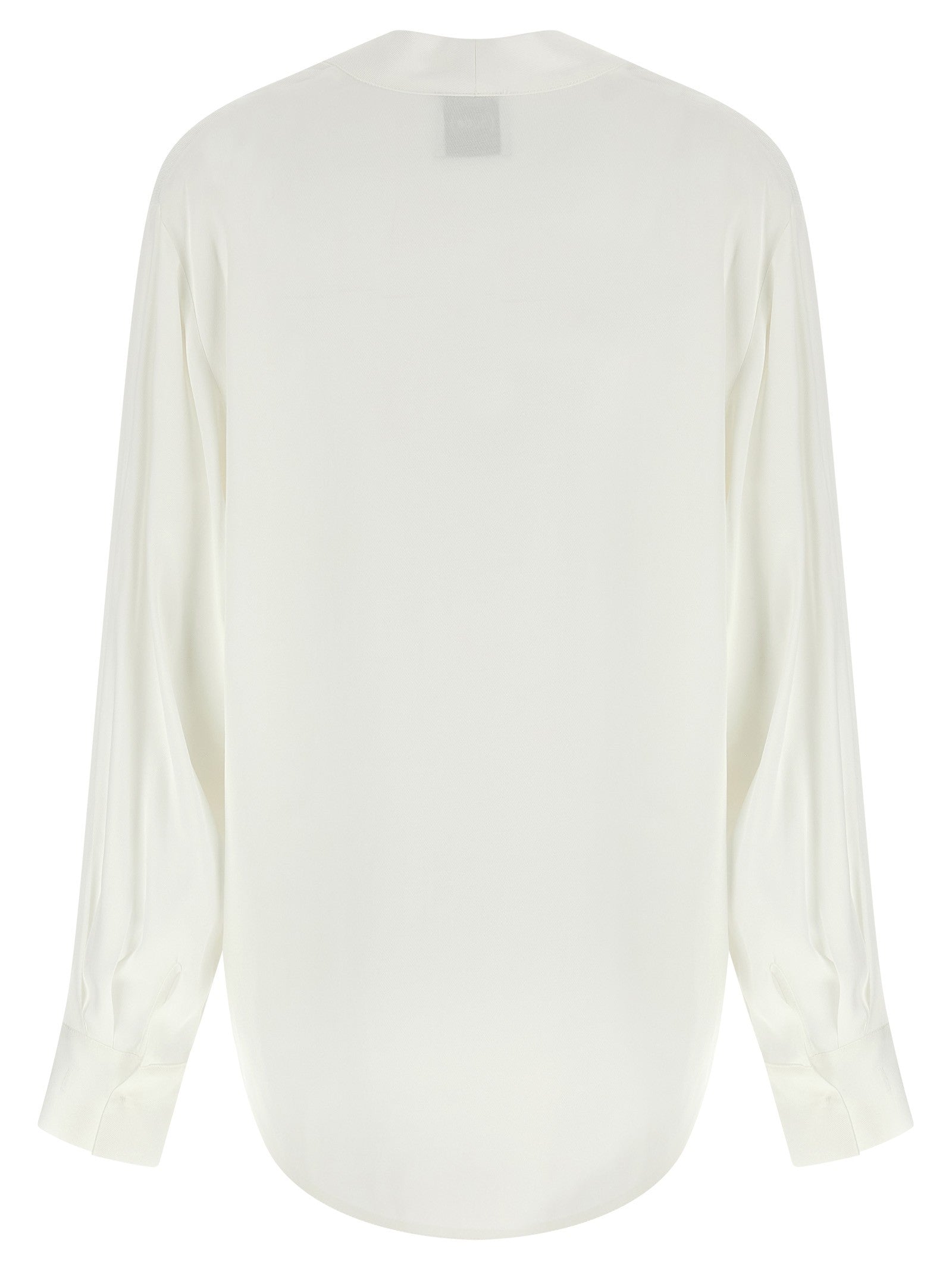 Nude Lucy Neck Blouse White