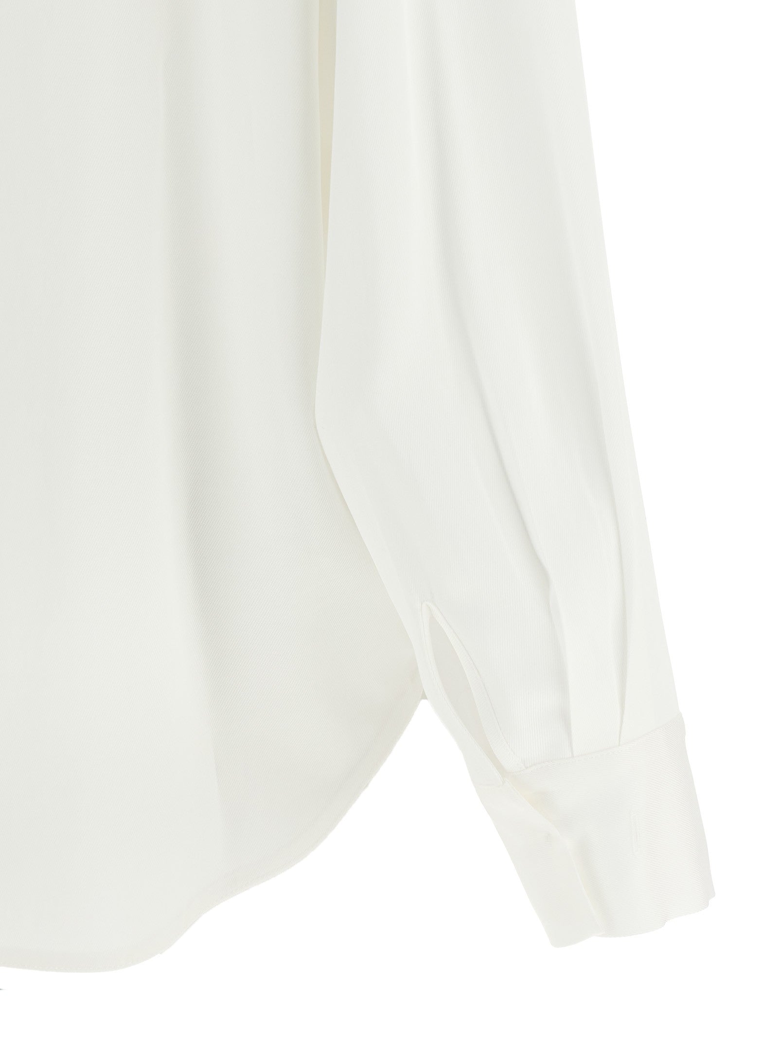 Nude Lucy Neck Blouse White