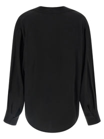 Nude Lucy Neck Blouse Black