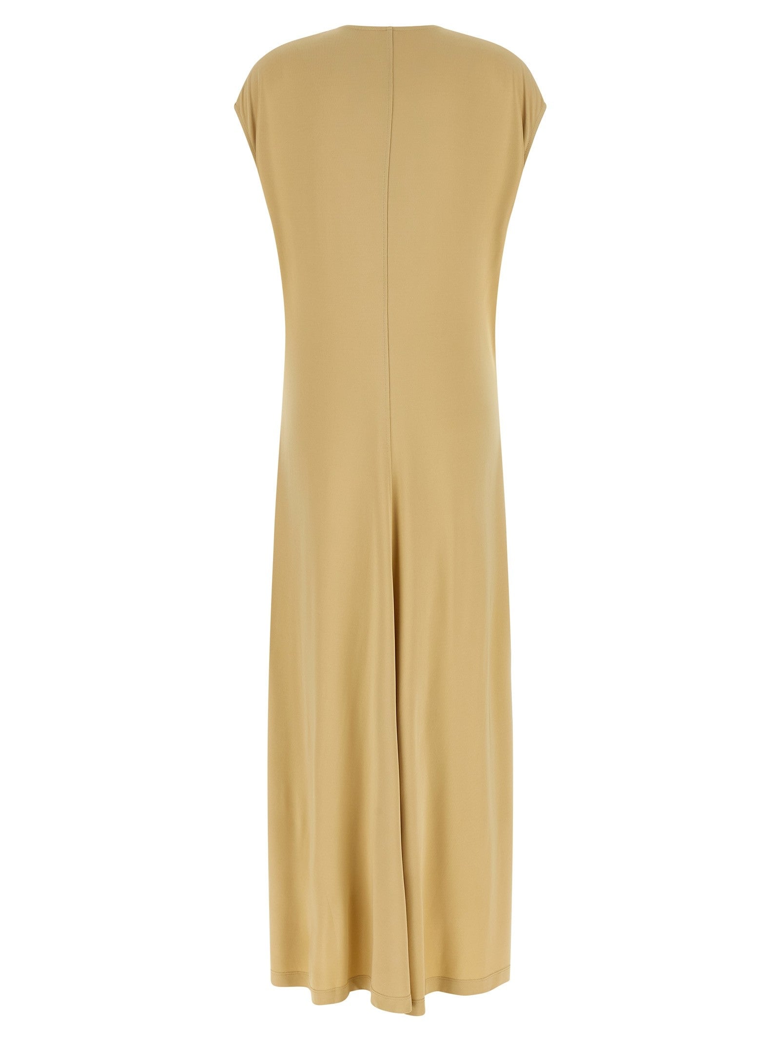 Toteme Neck Dress Beige