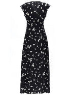 Alysi Women's Neck Long Dress Black, view 2
