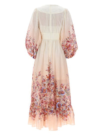 Zimmermann Women's Neck Long Dress Multicolor
