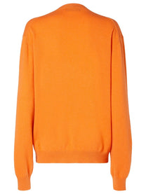 Fendi Women's Neck Sweater Orange