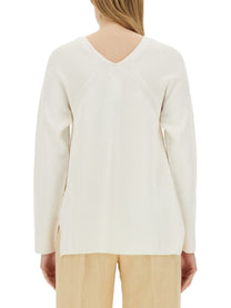 Fabiana Filippi Women's Neck Sweater White Fabiana Filippi