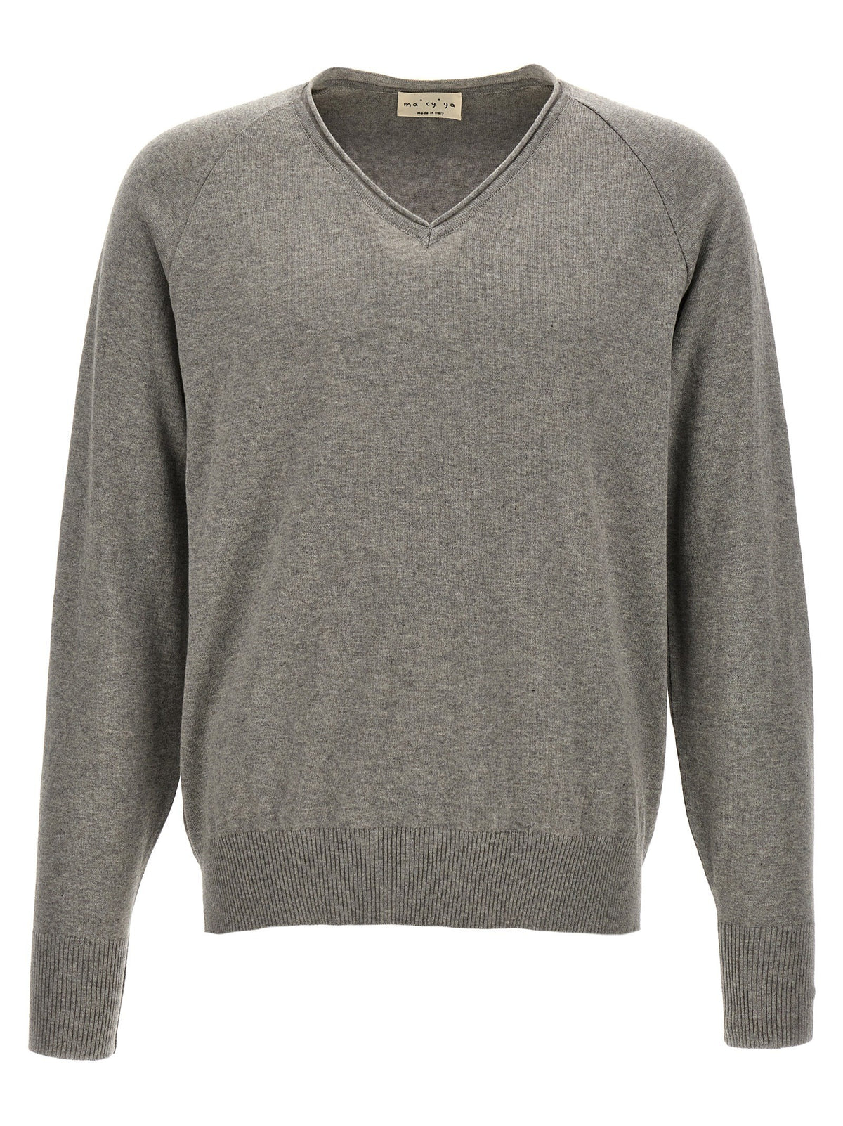 ma' ry' ya Neck Sweater Grey