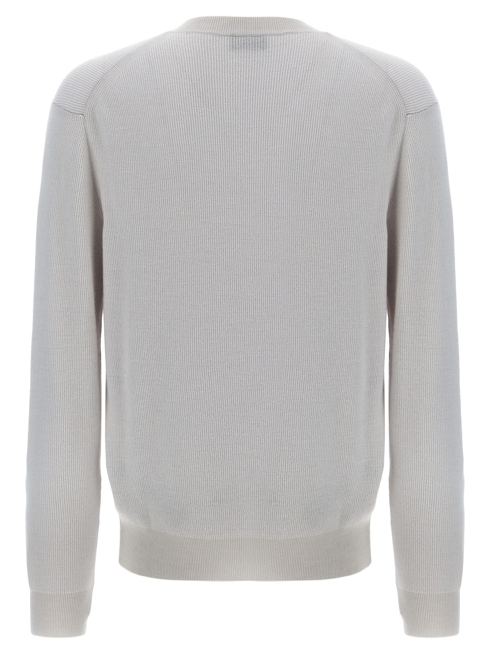Brioni Neck Sweater White