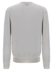 Brioni Neck Sweater White