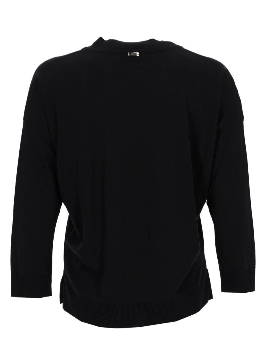 Herno Women's Neck Shirt Black