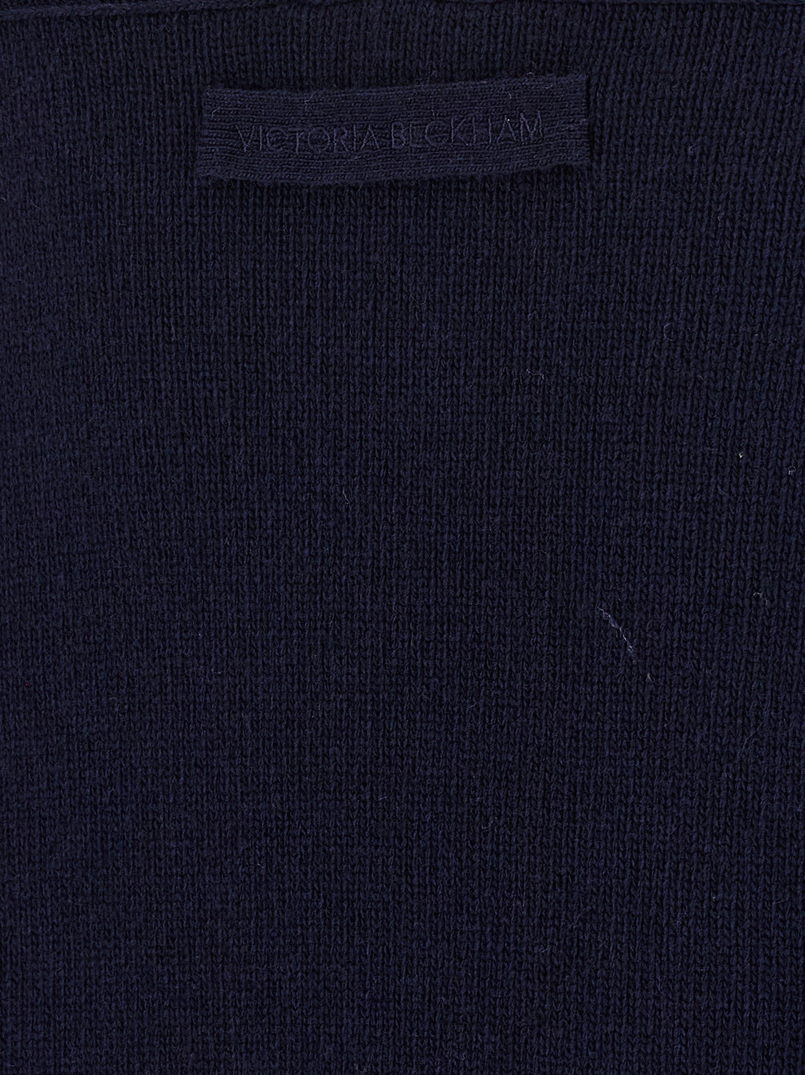 Victoria Beckham Neck Yoke Detail Sweater Blue