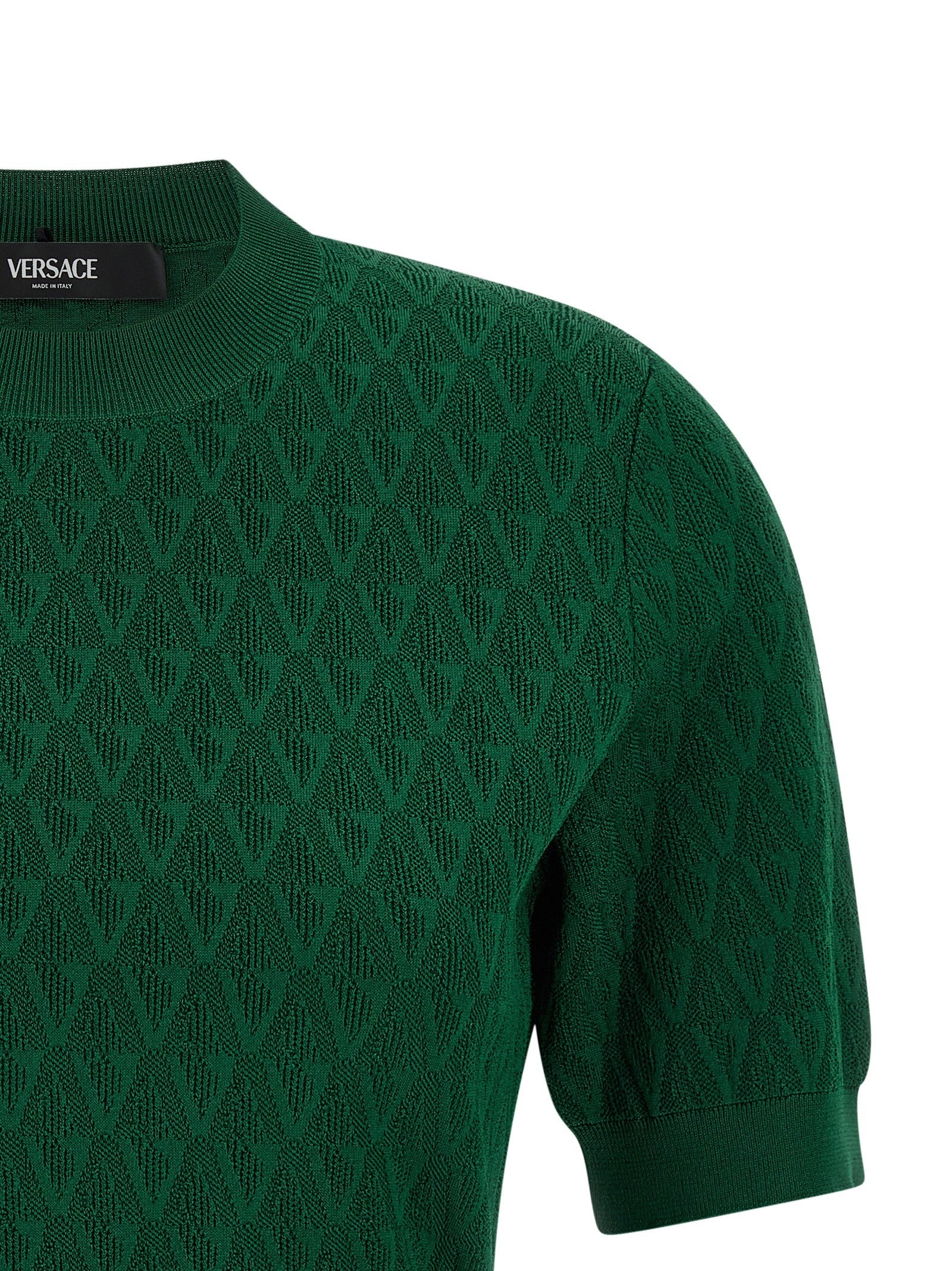 Versace Pattern Shirt Green