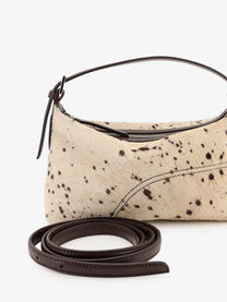 ATP Atelier Women's Vadena Pony Skin Shoulder Bag Brown