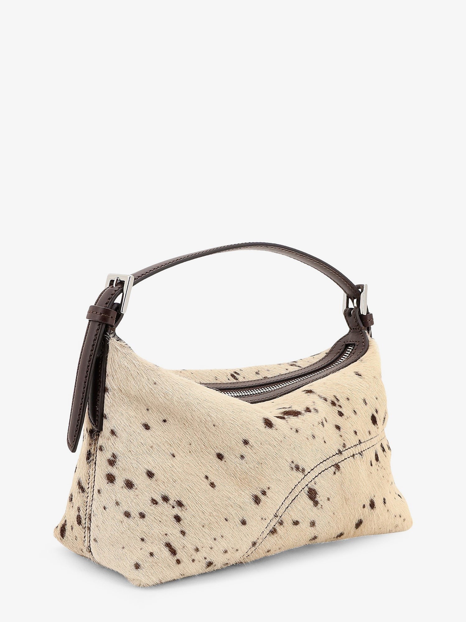 ATP Atelier Women's Vadena Pony Skin Shoulder Bag Brown