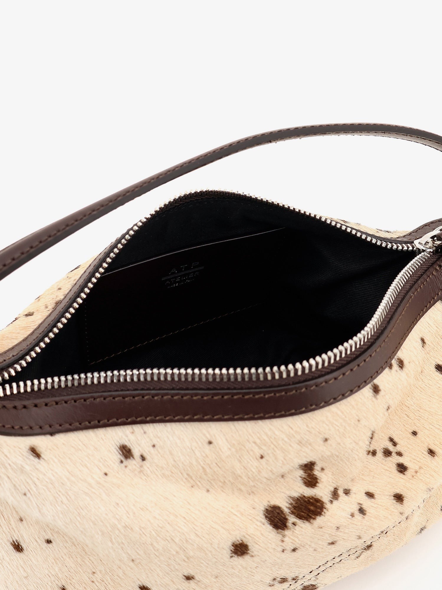 ATP Atelier Women's Vadena Pony Skin Shoulder Bag Brown