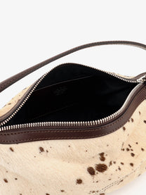 ATP Atelier Women's Vadena Pony Skin Shoulder Bag Brown