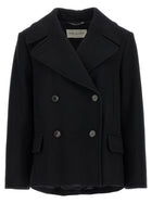 Dries Van Noten Vafel Coat Black