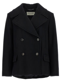 Dries Van Noten Vafel Coat Black