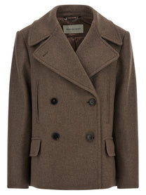 Dries Van Noten Vafel Coat Brown