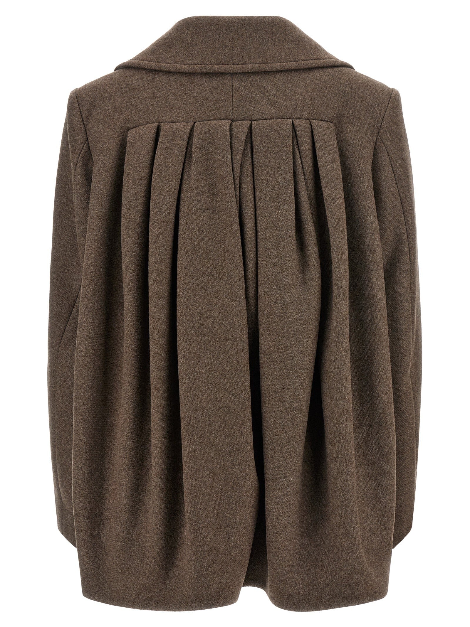 Dries Van Noten Vafel Coat Brown