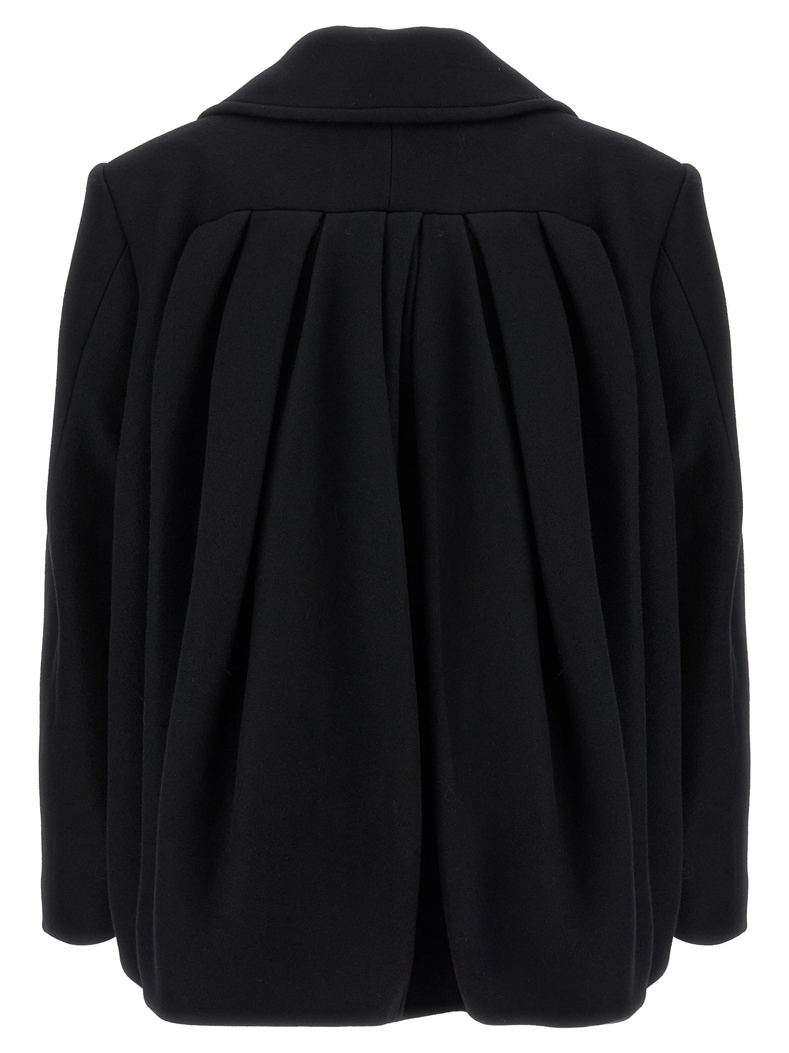 Dries Van Noten Vafel Coat Black
