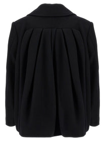 Dries Van Noten Vafel Coat Black