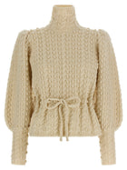 Zimmermann Vailant Wool Bauble Sweater White