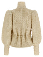 Zimmermann Vailant Wool Bauble Sweater White, view 2