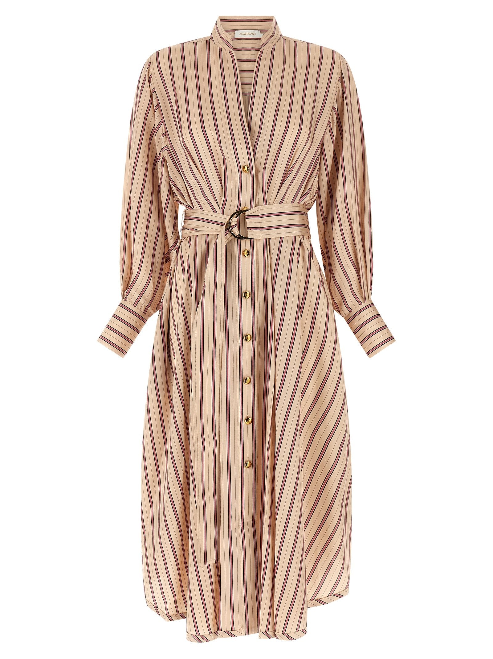 Zimmermann Vaillant Chemisier Dress Gold