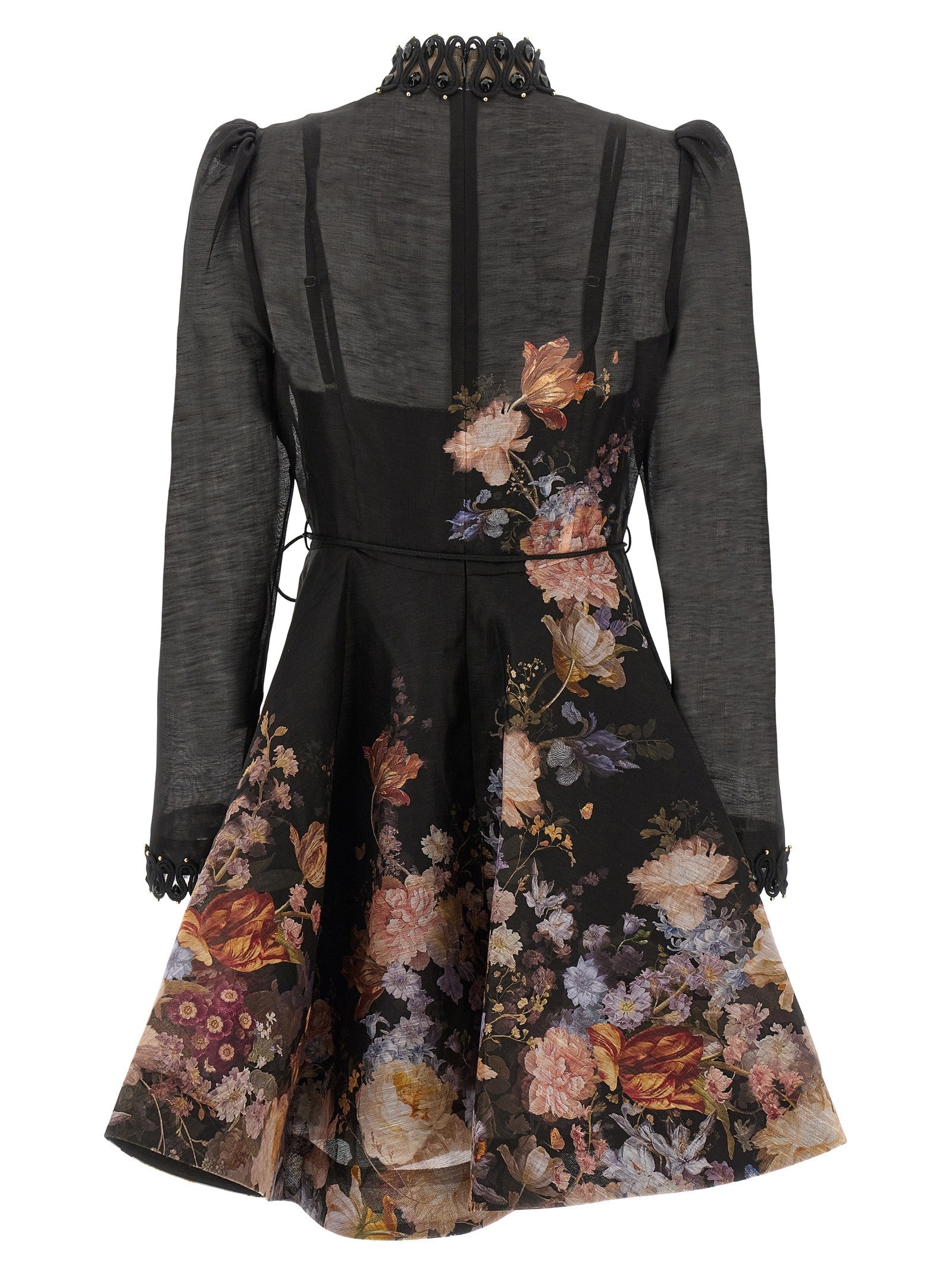 Zimmermann Vaillant Embellish Dress Gold