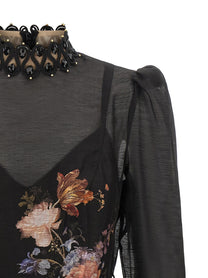 Zimmermann Vaillant Embellish Dress Gold