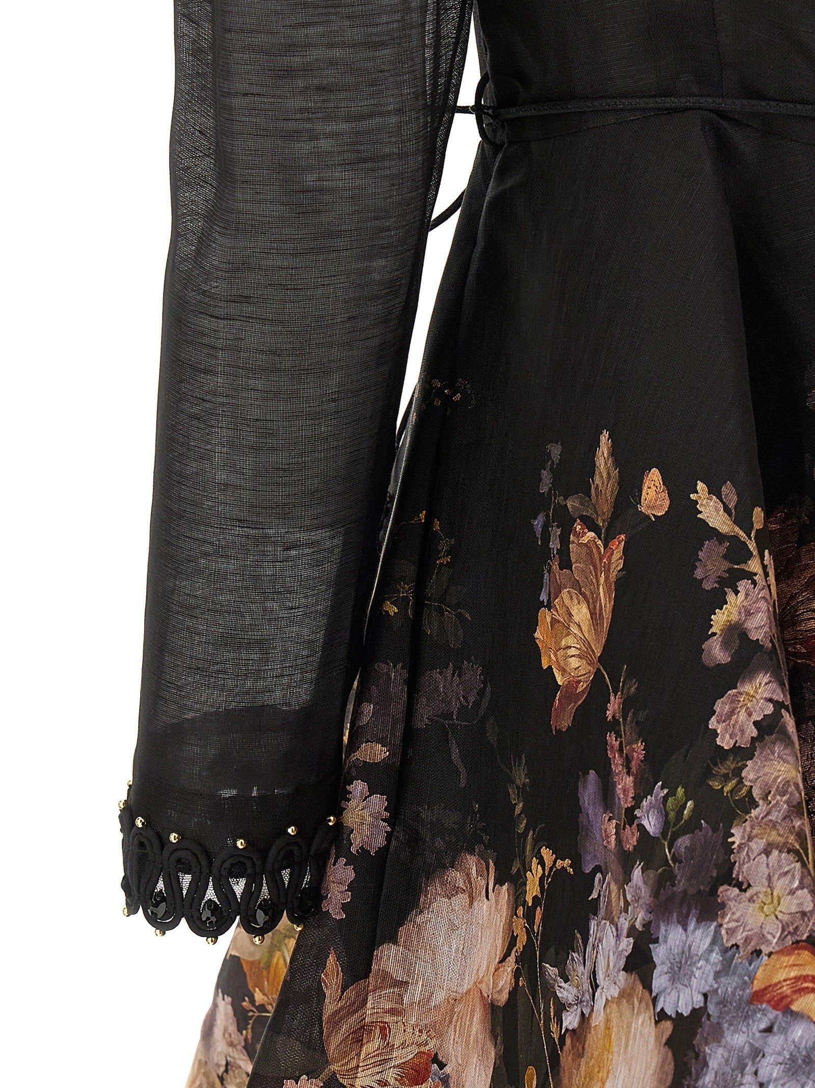 Zimmermann Vaillant Embellish Dress Gold