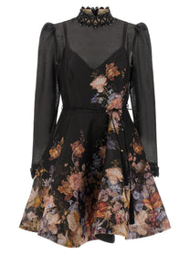 Zimmermann Vaillant Embellish Dress Gold