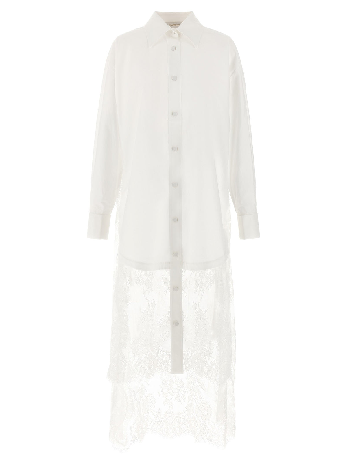 Zimmermann Vaillant Lace Dress White