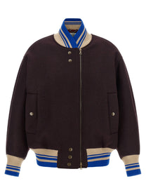 Dries Van Noten Valdi Bomber Jacket Purple