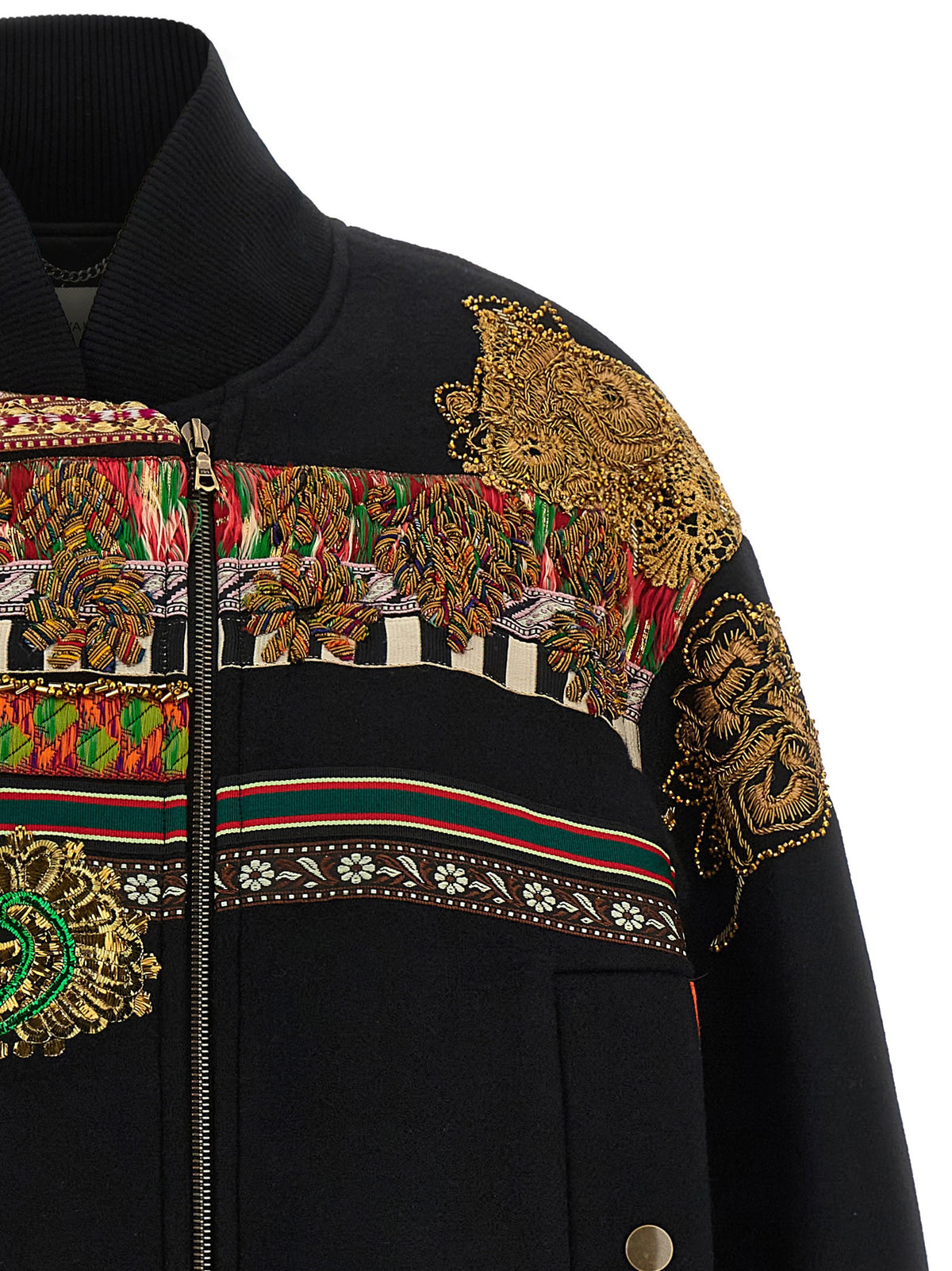 Dries Van Noten Valdi Bomber Jacket Gold
