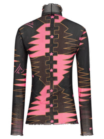 Emilio Pucci Valdimontone Tulle Top Gold