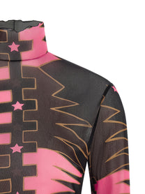 Emilio Pucci Valdimontone Tulle Top Gold