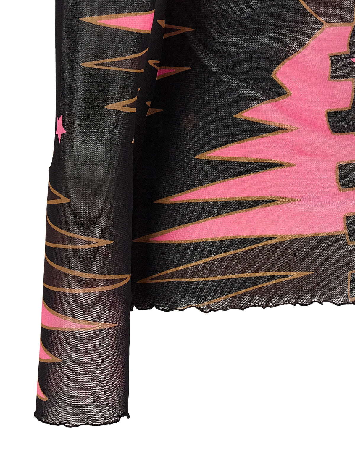 Emilio Pucci Valdimontone Tulle Top Gold