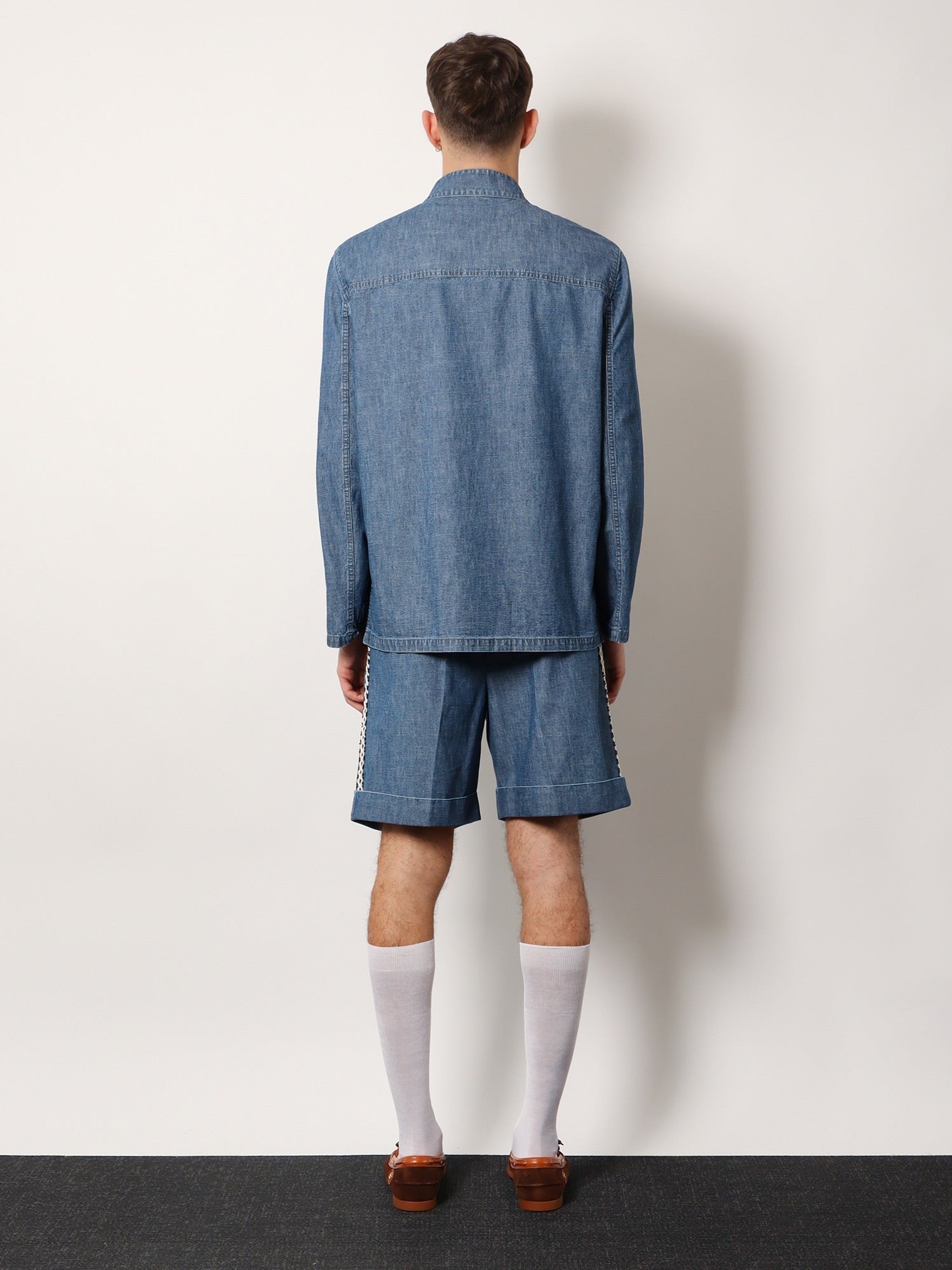 Valentino Men's Valentino Denim Sahariana Jacket Blue