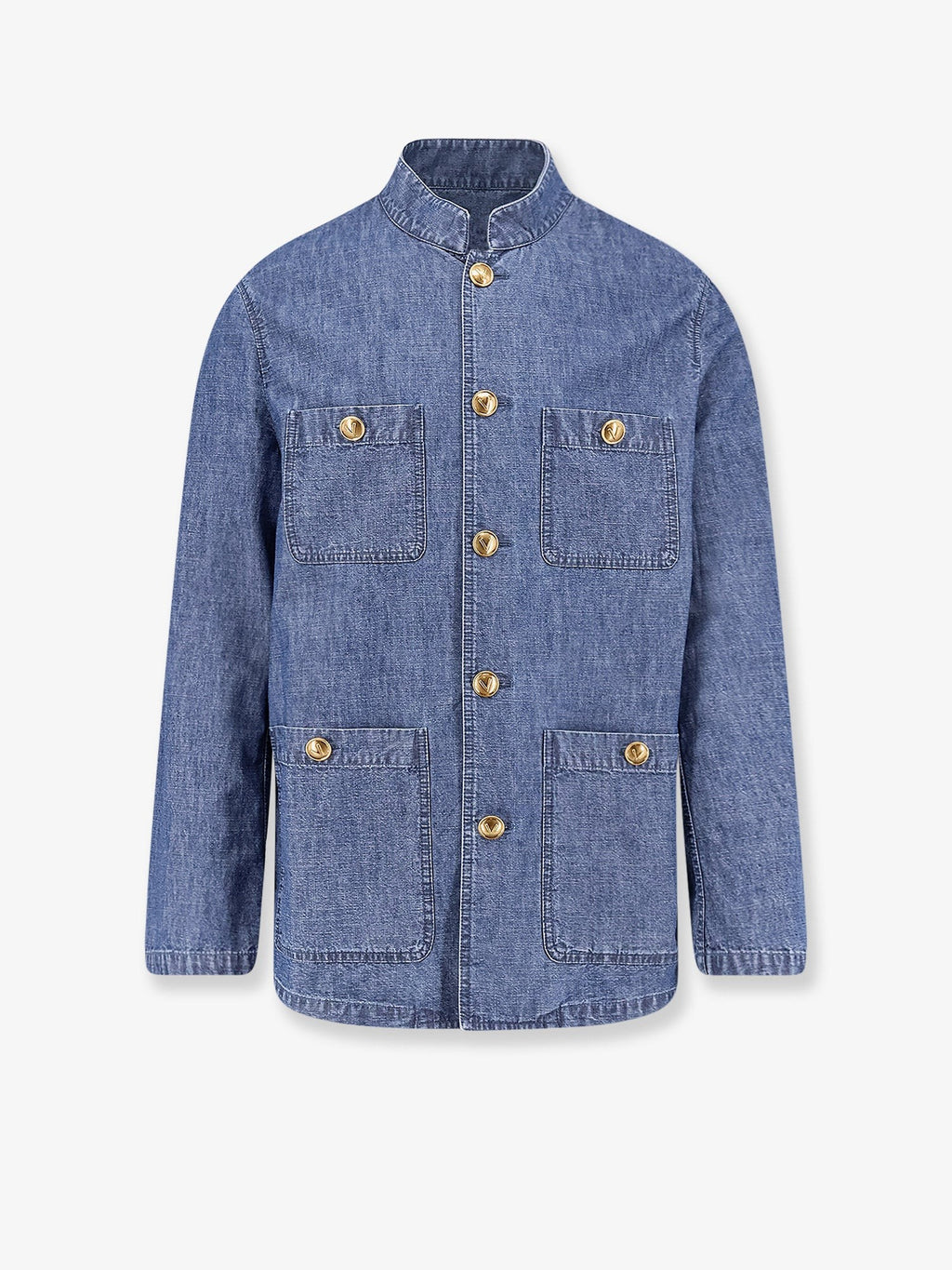 Valentino Men's Valentino Denim Sahariana Jacket Blue