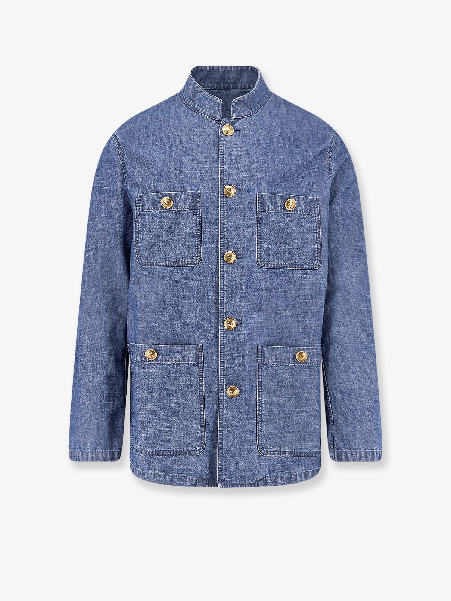 Valentino Men's Valentino Denim Sahariana Jacket Blue