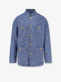 Valentino Men's Valentino Denim Sahariana Jacket Blue