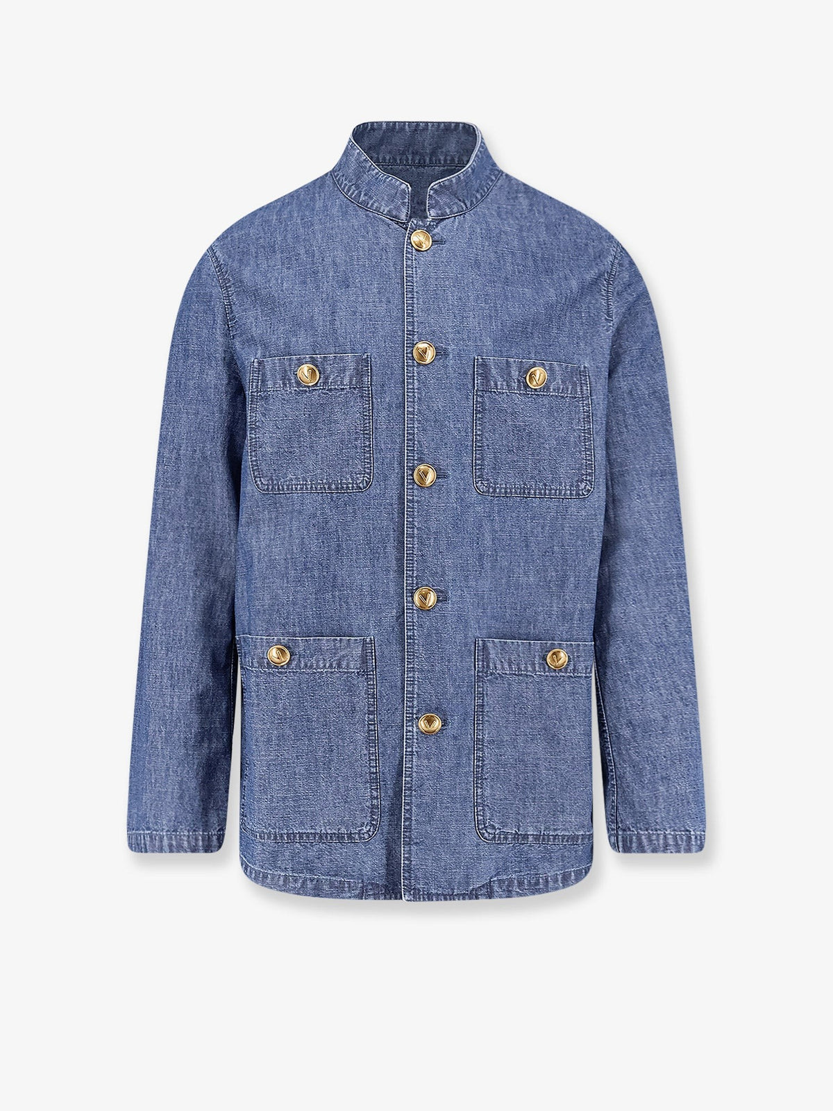 Valentino Men's Valentino Denim Sahariana Jacket Blue